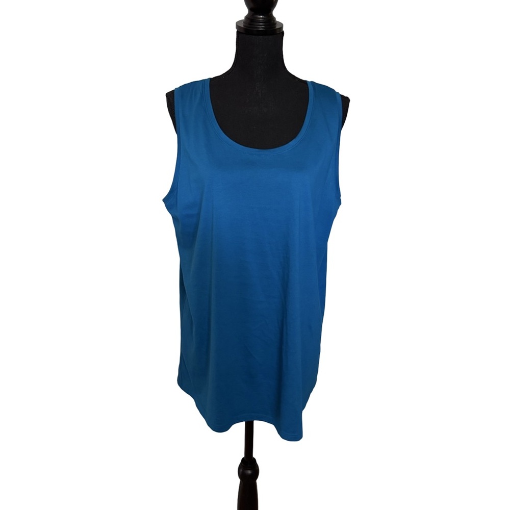 LL Bean - Blue Sleeveless Women's Top - NWOT